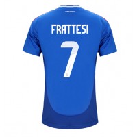 Maglie da calcio Italia Davide Frattesi #7 Prima Maglia Europei 2024 Manica Corta